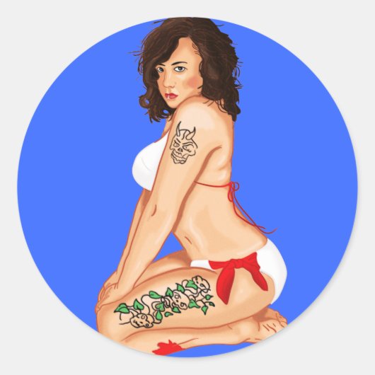 Pin-Up Sticker (Voorkant)