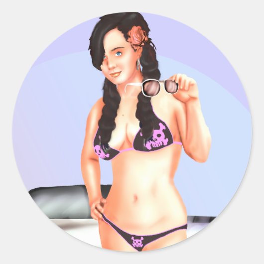 Pin-up Sticker (Voorkant)