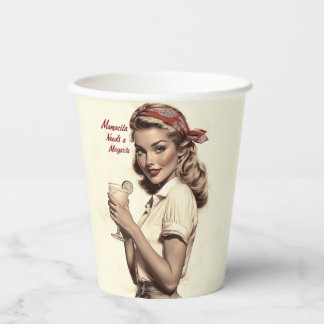  pin-up stijl: Mamacita heeft een Margarita nodig Papieren Bekers