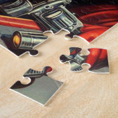 Pin-up voor astronaut legpuzzel (Zijkant)