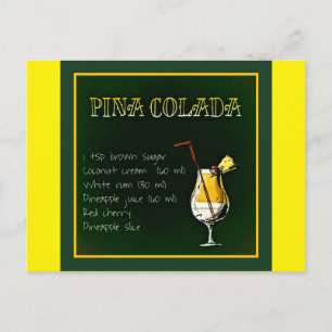 Pina-colada-854511 PINA COLADA RECIPE ALCOHOLIC BE Briefkaart