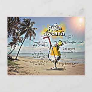 Pina Colada Briefkaart