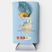 Pina Colada Cherry Cocktail 50ste Verjaardagsfeest (Voorkant)