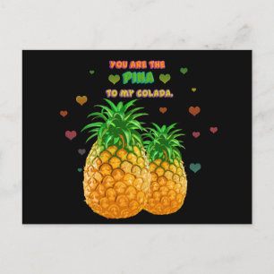 Pina Colada Pineapple Briefkaart