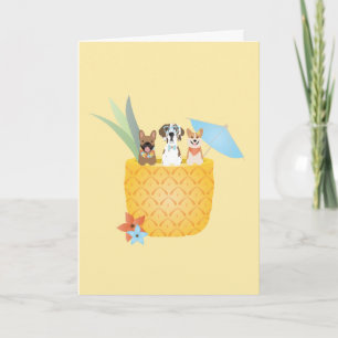 Pina Colada Pineapple Dogs Kaart