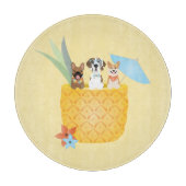 Pina Colada Pineapple Dogs Snijplank (Voorkant)