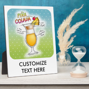 PINA COLADA RECEPT COCKTAIL KUNST FOTOPLAAT