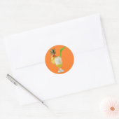 Pina Colada Ronde Sticker (Envelop)