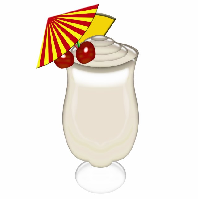 Piña Colada Staand Fotobeeldje (Voorkant)