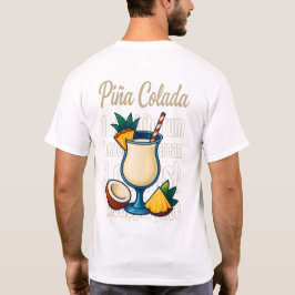Piña Colada T-Shirt – Tropical Rum Cocktail