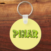 Pinar Name Kiwi Design Porte-clés (Recto)
