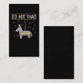 Pinata Mexican Fiesta Happy Cinco de Mayo Visitekaartje (Voorkant / Achterkant)