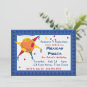 Pinata Mexican Fiesta Party Kaart (Staand voorkant)