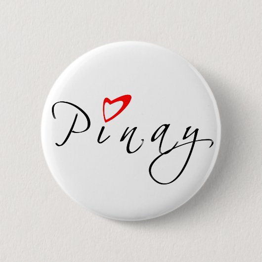 Pinay Ronde Button 5,7 Cm (Voorkant)