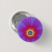 Pinback Button Explosion in Yellow and Violet (Voorkant /achterkant)