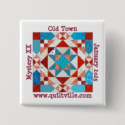 Pinback button for Old Town Mystery (Voorkant)