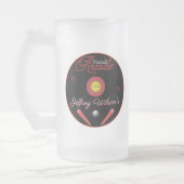Pinball Arcade Drinkware Frosted Bierglas Mok (Links)