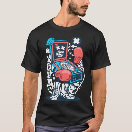 Pinball boxer t-shirt (Voorkant)
