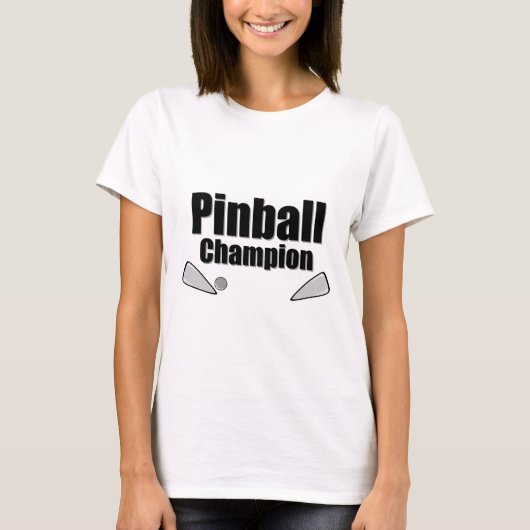 Pinball Champion T-shirt (Voorkant)