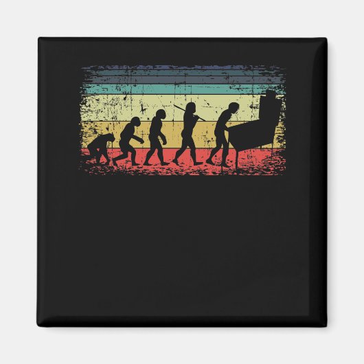 Pinball Evolution Pinball Player Retro Magneet (Voorkant)