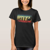 Pinball Evolution Pinball Player Retro T-shirt (Voorkant)