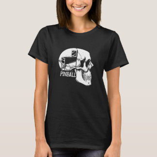 Pinball Fan Skelet Gaming Gamer T-shirt