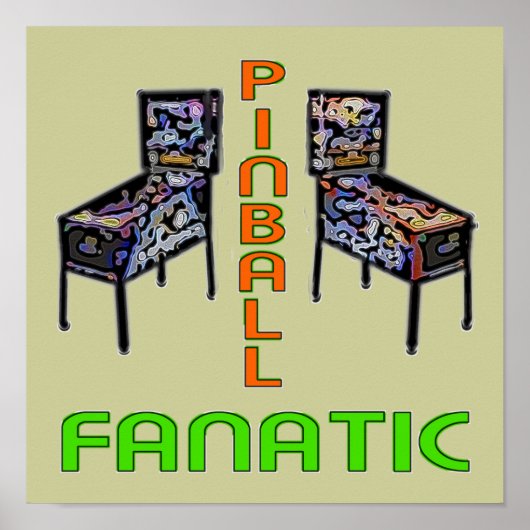 Pinball Fanatic Poster (Voorkant)