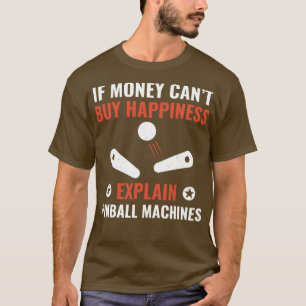 Pinball is Geluk Grappige Pinball Speler Arcade G T-shirt