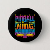 Pinball King Arcade Speler Ronde Button 5,7 Cm (Voorkant)