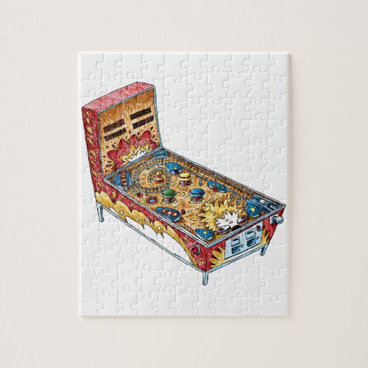 Pinball Legpuzzel (Verticaal)