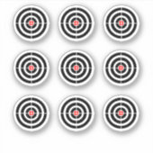 Pinball Machine "Doel" Ontwerp Ronde Sticker (Voorkant)