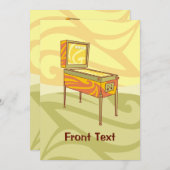 Pinball-machine Kaart (Voorkant / Achterkant)