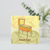 Pinball-machine Kaart (Staand voorkant)