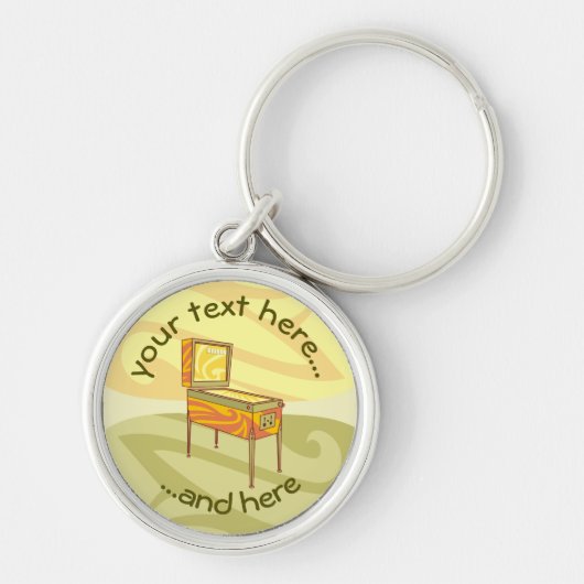 Pinball-machine Sleutelhanger (Voorkant)