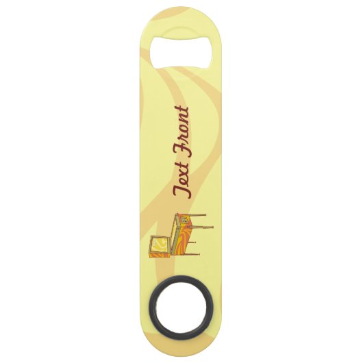 Pinball machine speed fles opener speed flessenopener (Voorkant)