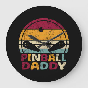 Pinball Papa  Retro Style voor papa Grote Klok