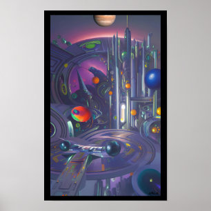 Pinball Ruimteschip, Galaxy Klasse Poster