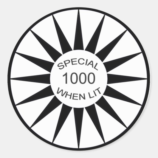 Pinball speciaal wanneer aangestoken Sticker (Voorkant)
