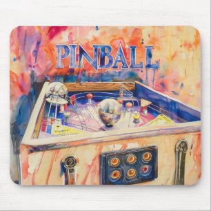 Pinball speler Non Slip Mousepad #26 Muismat