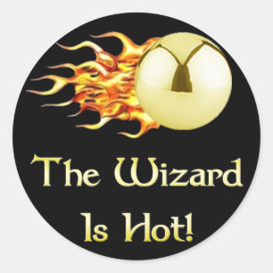 Pinball Wizard is heet Ronde Sticker