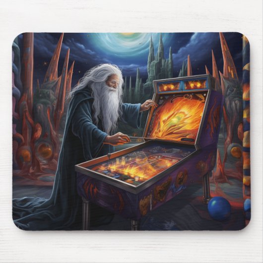 Pinball Wizard Non Slip Mousepad #3-5 Muismat (Voorkant)