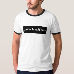Pinballer Black en White T-shirt