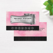 Pince à cheveux | Carte Punch | Arrière - plan ros (Bureau)