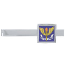 Barre de Cravates des ailes en argent personnalisé