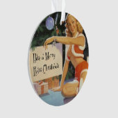 Pinceau de Noël rétro (devant)