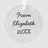 Pinceau de Noël rétro (dos)