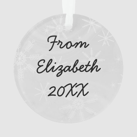 Pinceau de Noël rétro (dos)