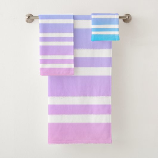 Pinceau de peinture bleu rose pastel (En situation)