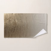 Pinceau Doré Glamour Élégance Moderne Dorée (Serviette à main)