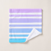 Pinceau pastel rose violet bleu (Gant de toilette)